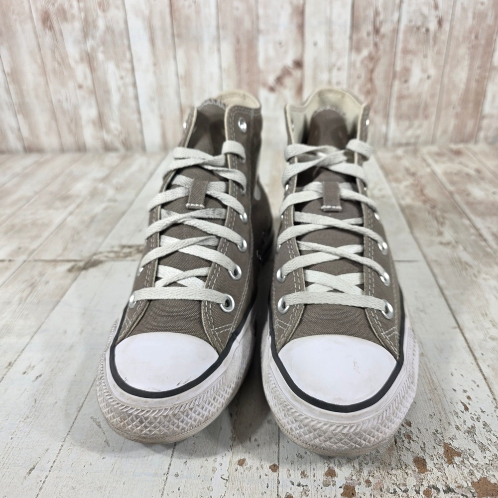Converse Chuck Taylor All Star High Top Grey Canvas Sneakers A08581F Womens 7 - Picture 4 of 8
